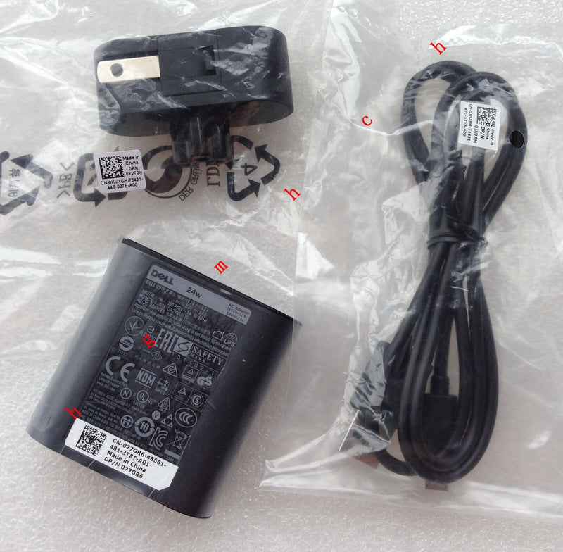 Original Genuine OEM Dell 24W AC Power Adapter for Dell Venue 11 Pro 7140 Tablet