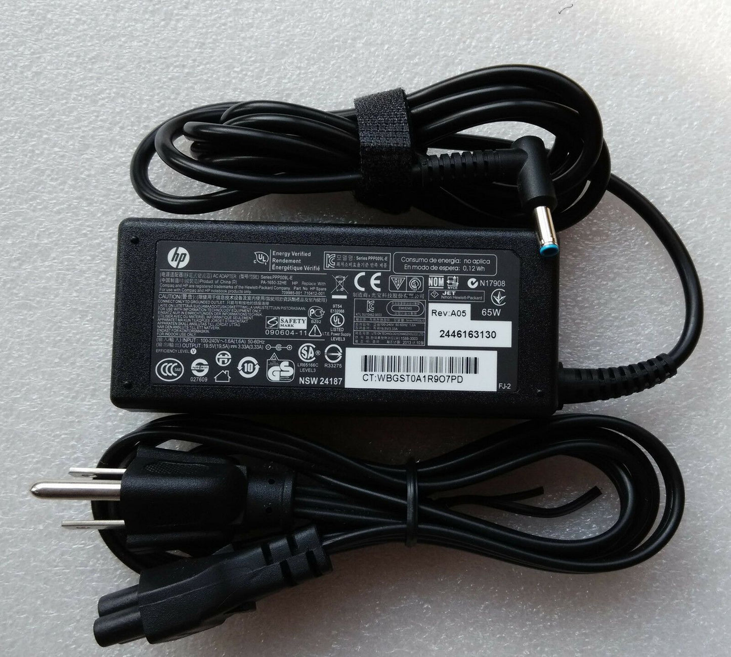Original OEM HP 65W 19.5V 3.33A AC Adapter for HP 15-d083nr/F5Y05UAR Notebook PC