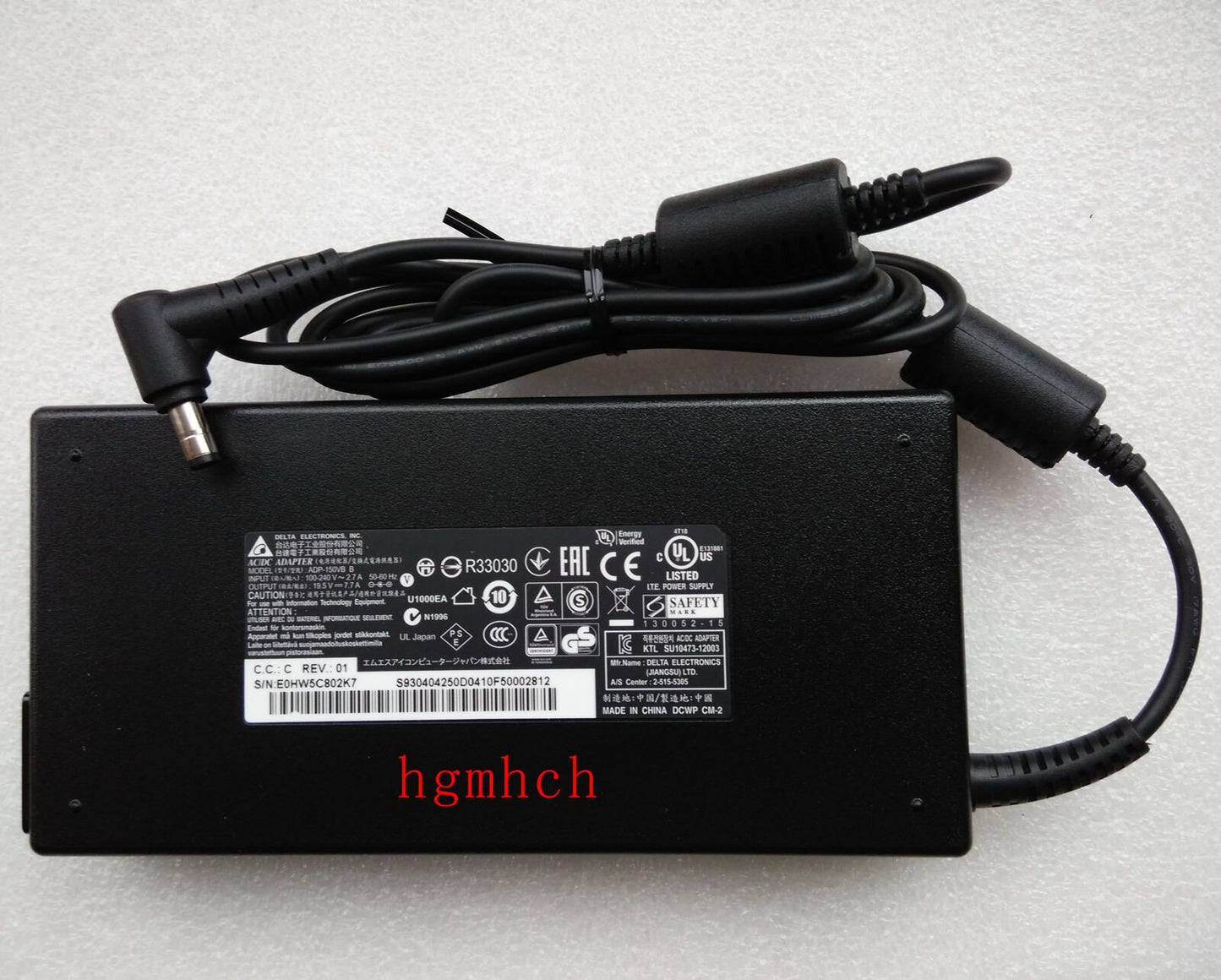 @Original OEM Clevo Delta 150W 19.5V AC Adapter for Clevo P655RA Gaming Laptop