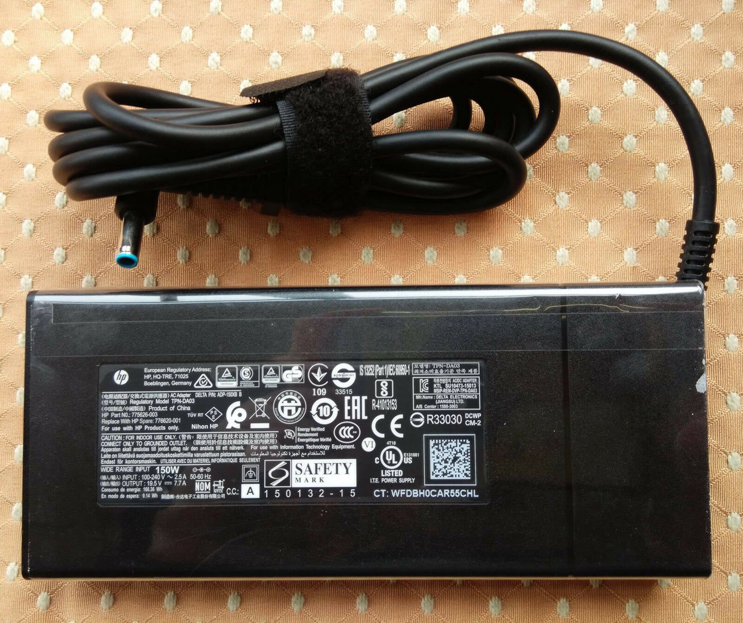 Original OEM HP 19.5V 7.7A 150W Slim AC Adapter for OMEN by HP Laptop 17-AN010CA