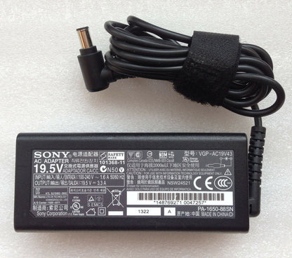 @Original Genuine OEM Sony 65W Charger Vaio SVF14218SHW,VGP-AC19V43,Notebook PC