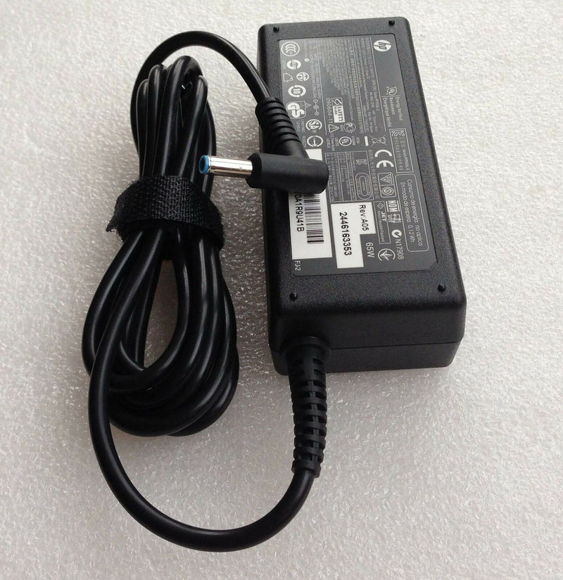 Original Genuine OEM HP 65W AC Adapter+Cord for HP Pavilion 17-E010US Notebook