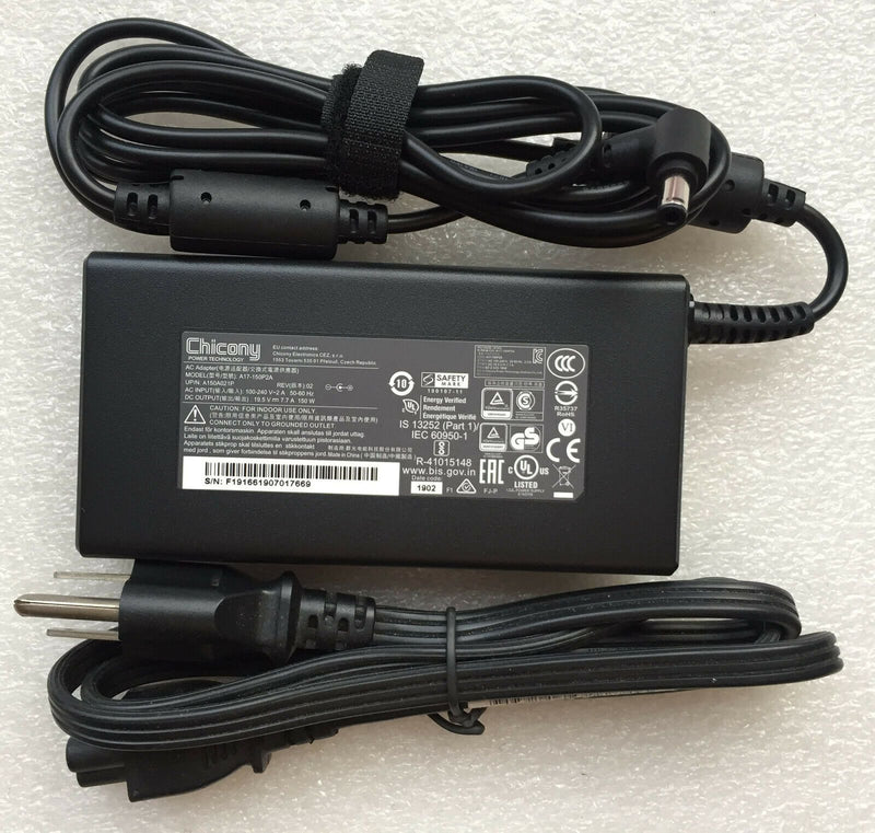 New Original MSI P65 Creator 8RD-041IT A17-150P2A Chicony 150W Slim Adapter&Cord