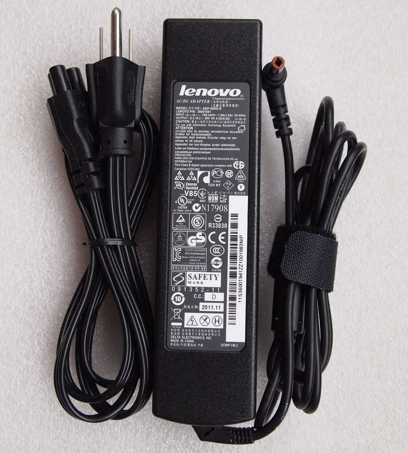 Original Genuine OEM 90W AC/DC Adapter Charger for Lenovo IdeaPad Z570/i7-2670QM