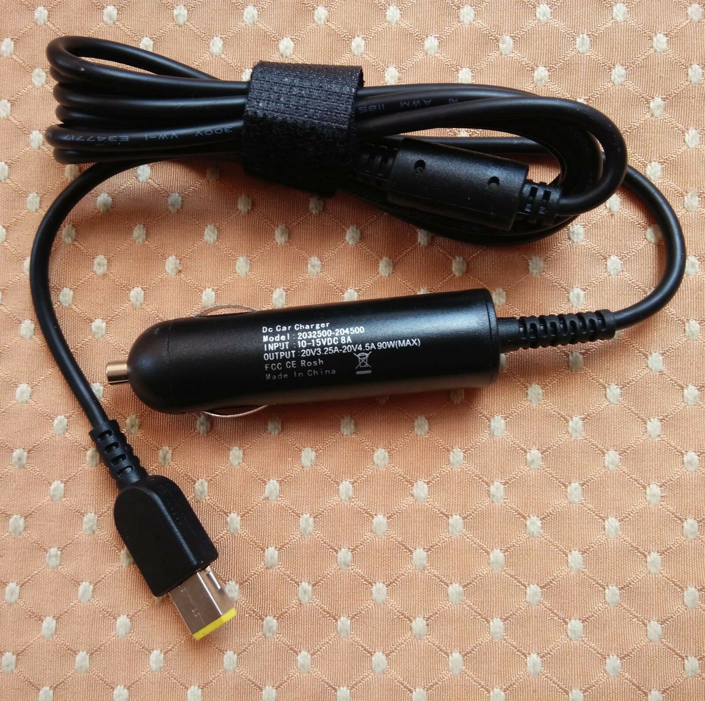 @New Original OEM Slim Tip DC Car Charger for Lenovo ThinkPad T560 Series Laptop