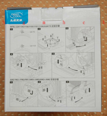 OEM Deepcool 200 120mm CPU Cooler For AMD Socket FM2+/FM2/FM1/AM3+/AM3/AM2+/AM2