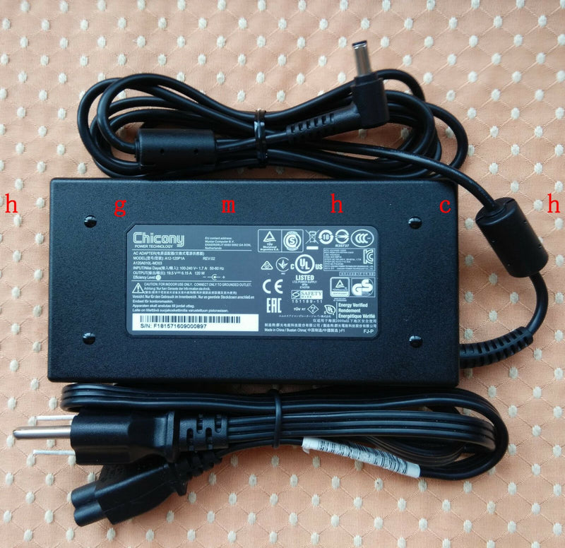 New Original OEM MSI Chicony 120W 19.5V Cord/Charger GP72 6QF(Leopard Pro)-495US