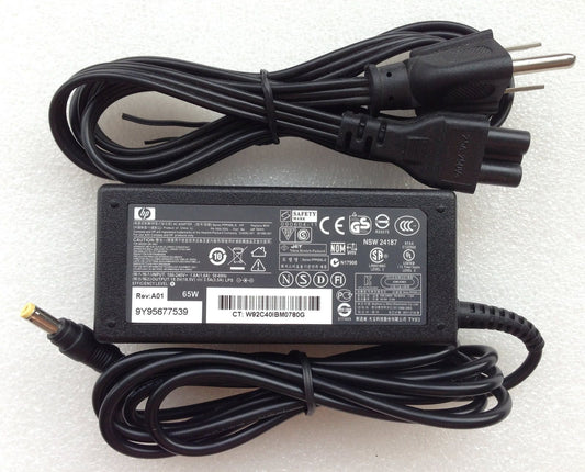 Original OEM 65W AC Adapter Charger for HP Folio 13-1029wm,13-1020us Ultrabook