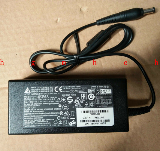 Original OEM 40W 19V 2.1A AC Adapter for HP Slate 21-k100 All-in-One Desktop PC