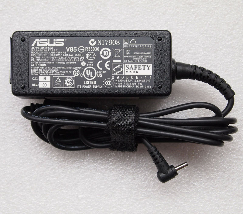 Original OEM ASUS 40W AC Adapter for ASUS Eee PC 1005HA 1008HA 1101HA 1201HA PC