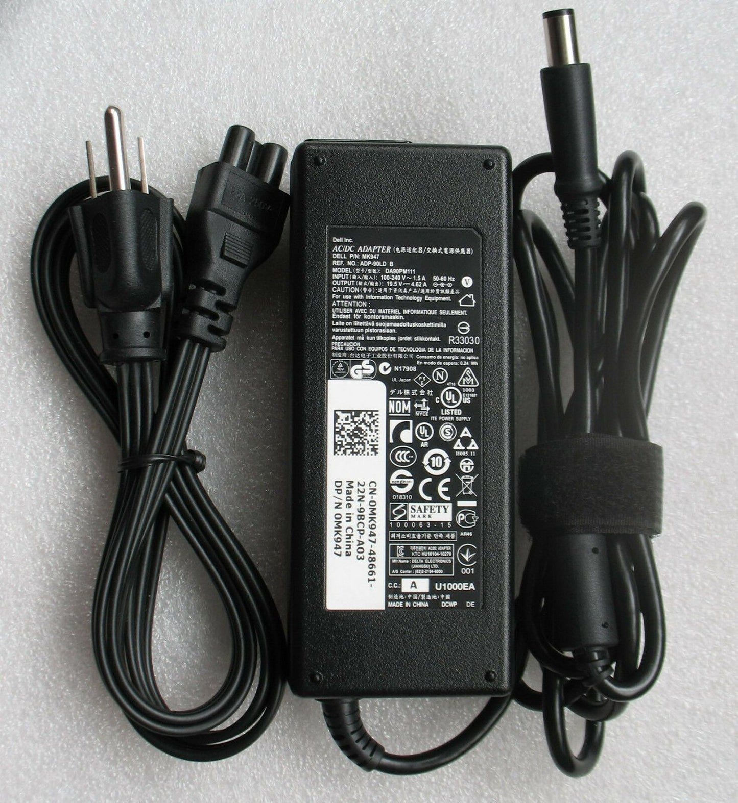 New Original Genuine OEM 90W AC Adapter for Dell Latitude E5430 E5440 Notebook