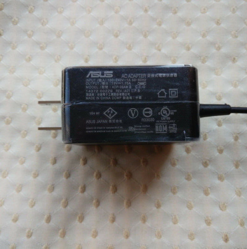 Original OEM 33W 19V 1.75A AC/DC Adapter for ASUS TP200SA-UHBF Transformer Book