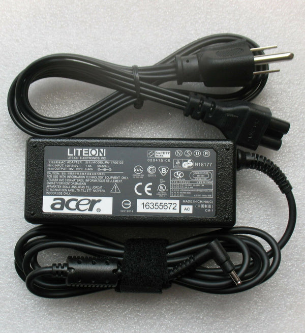 New Original Genuine OEM 65W Cord/Charger Acer Aspire S7-391-9411,S7-391-9839 PC