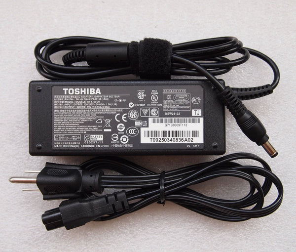 New Original Genuine OEM Toshiba 75W Cord/Charger Satellite P770-ST6GX1 Notebook