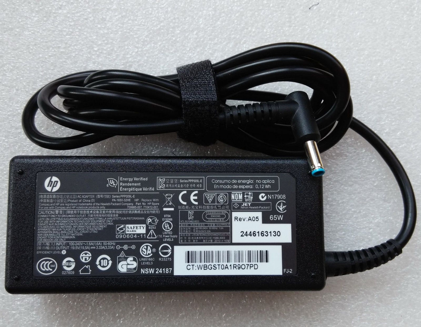 New Original Genuine OEM 65W AC Power Adapter for HP Pavilion 17-E040US Notebook