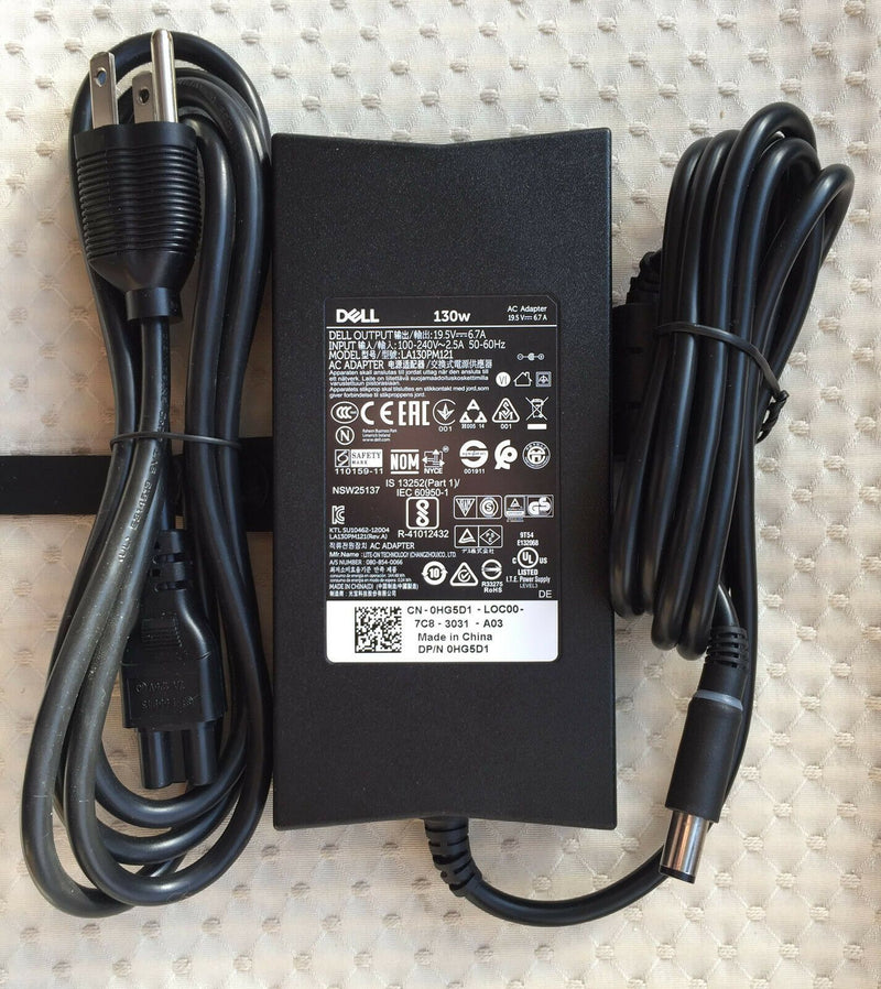 @New Original Dell 130W 19.5V AC Power Adapter for Dell G5 15 5587 Gaming Laptop