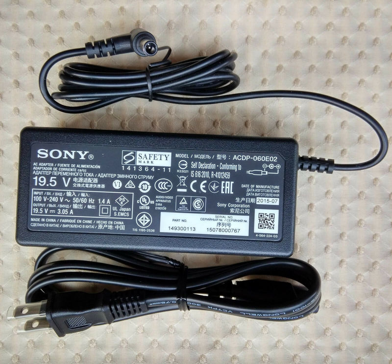 New Original OEM Sony 19.5V AC Adapter for Sony LCD TV KDL-40W650D,ACDP-060E02