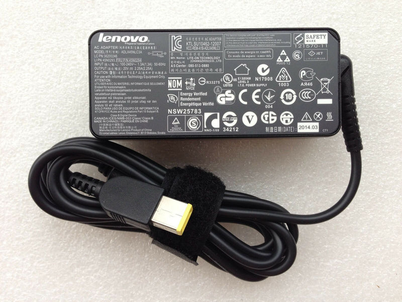 @Original Lenovo ThinkPad Helix 3698 3702,ADLX45NLC3A,ADLX45NDC3A 45W AC Adapter