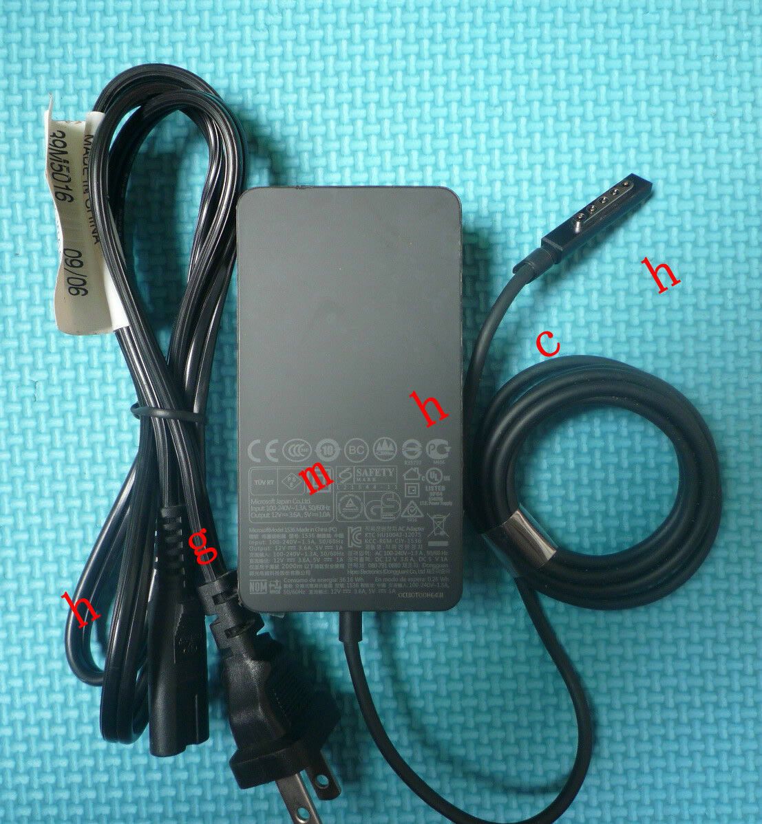 @Original Genuine OEM Microsoft 1536 Cord/Charger Surface Pro 2,5HX-00001 Tablet