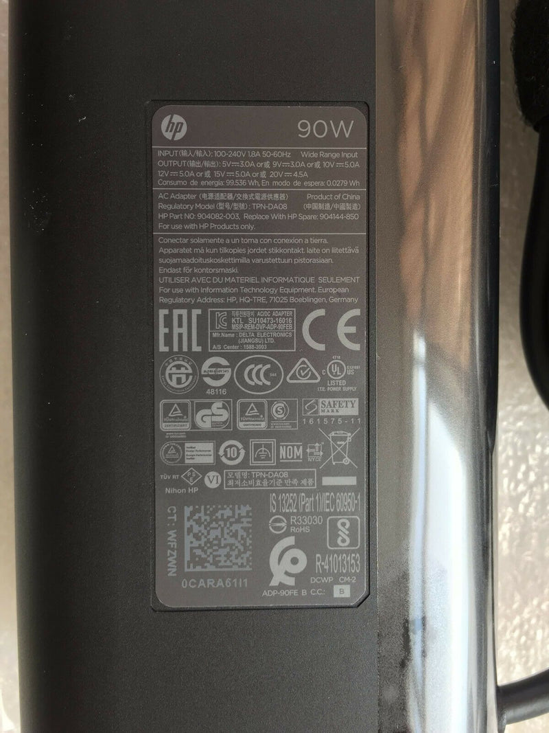 New Original HP AC/DC Adapter for HP Spectre x360 15-BL010CA 904144-850 TPN-DA08