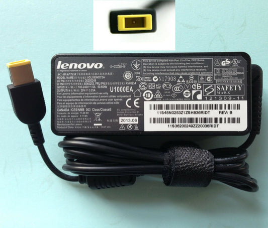 Original OEM Lenovo 65W AC Adapter Cord/Charger ThinkPad E431 Series,ADLX65NDC3A