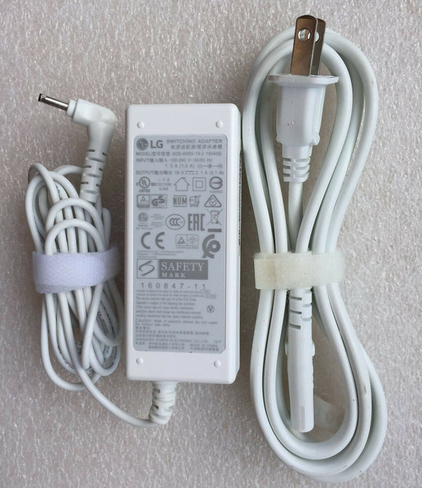 Original OEM LG 40W AC/DC Adapter&Cord for LG Gram 13Z940-G.AH50K,13Z940-G.AT70K