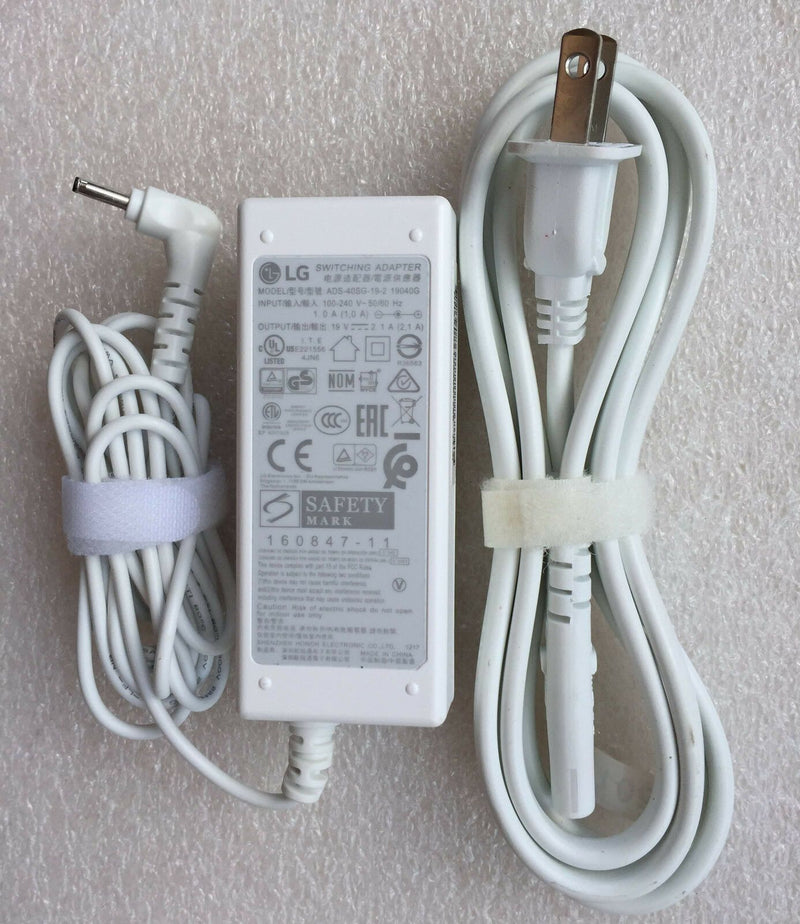 Original OEM LG 40W AC/DC Adapter&Cord for LG Gram 13Z940-G.AH50K,13Z940-G.AT70K