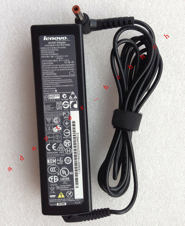 @Original OEM 65W AC Adapte for Lenovo IdeaPad U300s 1080-2BU CPA-A065,36001943