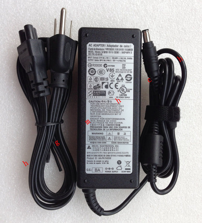 Original OEM Laptop Charger Samsung NP350E7C-S0AFR,NP350E7C-S05NL,NP350E7C-A04DE