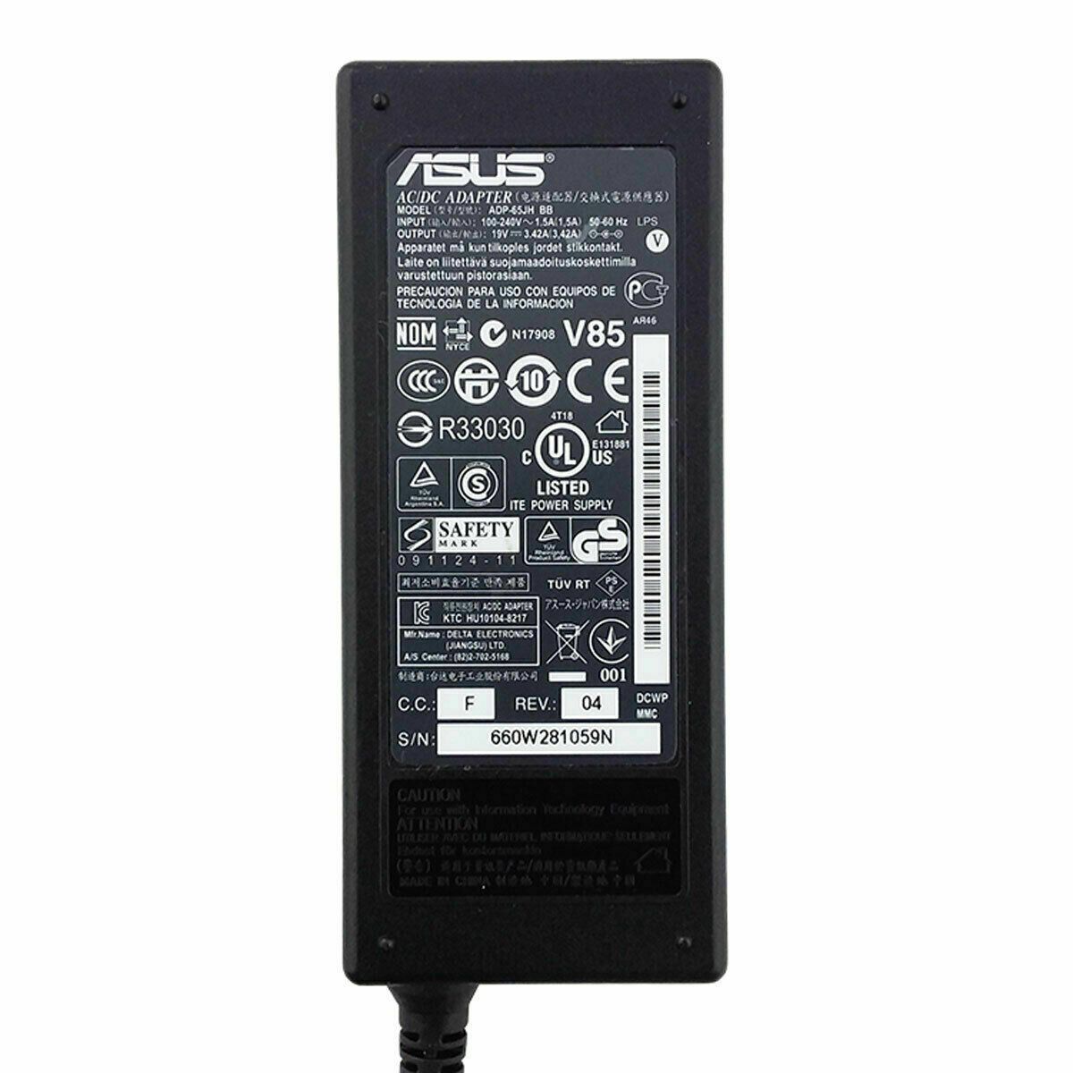 New Original OEM 65W AC Adapter for MSI CR400,CX500,A6203,X320,X360,M660,VR610@@