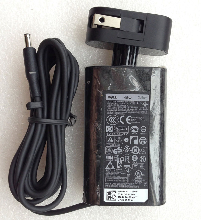 @New Original OEM Dell 45W 19.5V 2.31A AC Adapter for XPS 13,9343-P54G001 Laptop