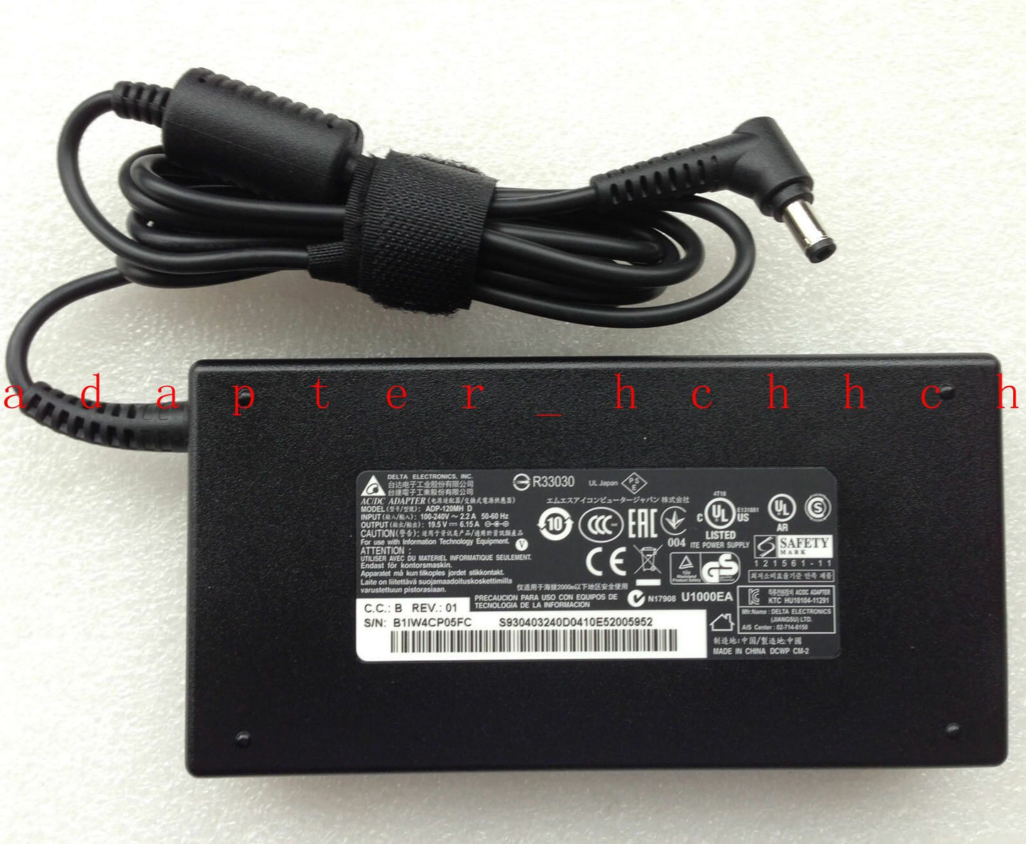 New Original OEM 120W AC Adapter for MSI GP62 2QE/GTX950M ADP-120MH D,A12-120P1A