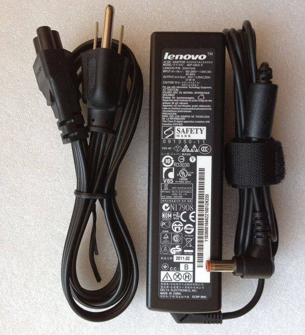 Original OEM 65W AC Adapter for Lenovo IdeaPad Y460P/Y560D/U460/U460s/S300/S400