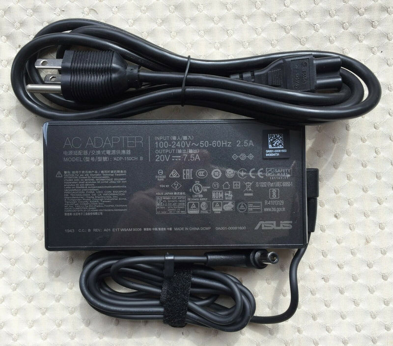 New Original ASUS 150W 20V 7.5A Cord/Charge ROG G531GT-AL263T ADP-150CH B Laptop