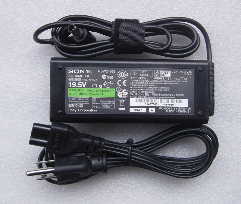 Original Battery Charger Fr Sony Vaio VGN-N250N VGN-NR260E/S VGN-SZ110 pcg-7184l