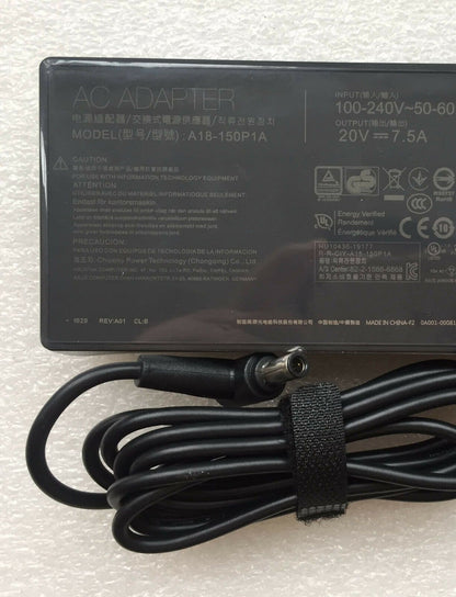 Original ASUS 20V 7.5A AC Adapter&Cord for ASUS ROG G731GT-AU080T Gaming Laptop