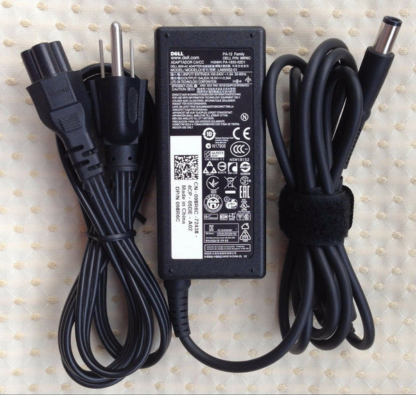 Original OEM Dell 65W Battery Charger for Dell Vostro 3350/3450/3500/3550/3555