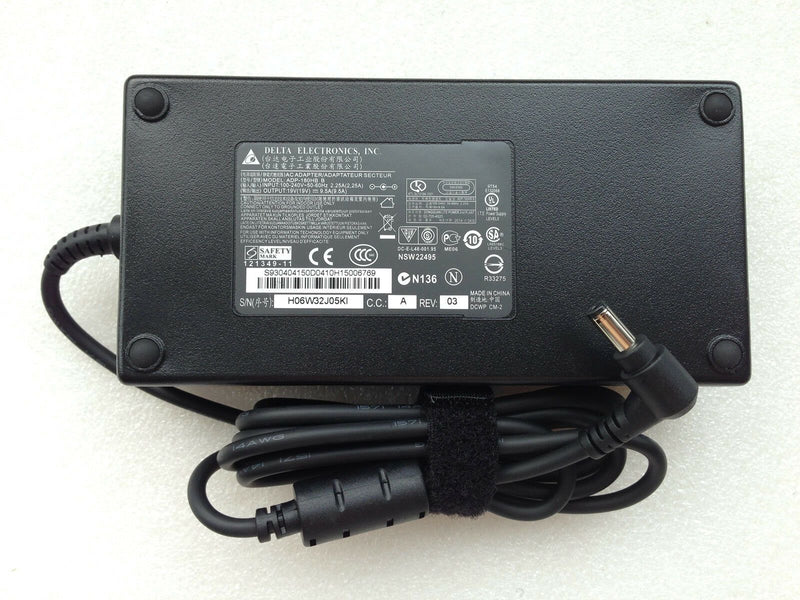 New Original OEM MSI Delta 180W 19V 9.5A Cord/Charger GT70 0ND-491US,ADP-180HB B