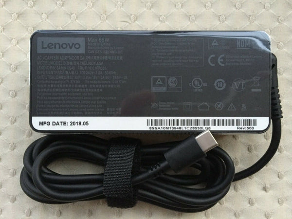 New Original 65W USB-C AC Adapter for Toshiba Dynabook Tecra X50-F PLR31A-0YR001