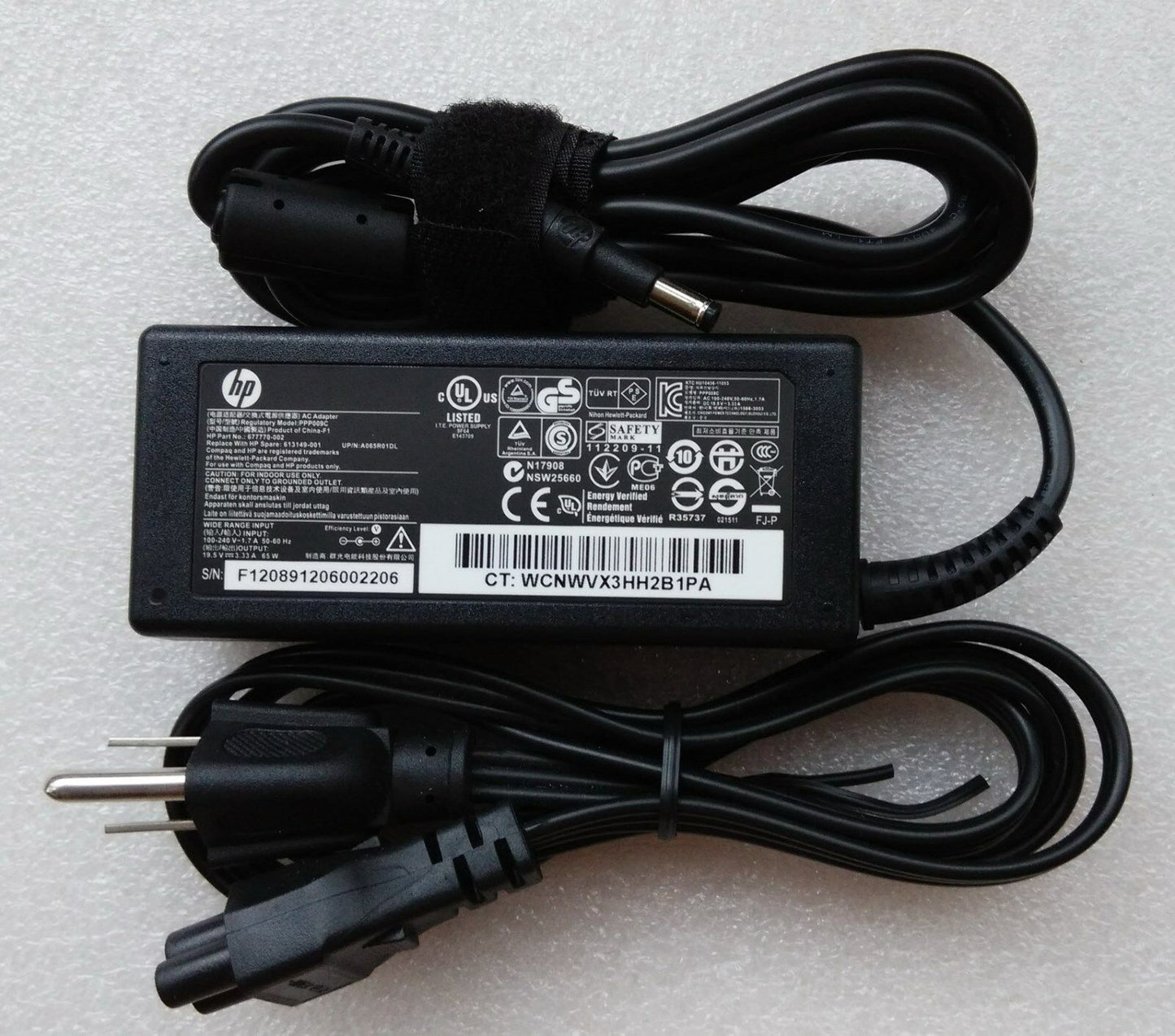 #Original OEM HP 65W AC Adapter for HP Folio 13-2000 Series,613149-001 Ultrabook