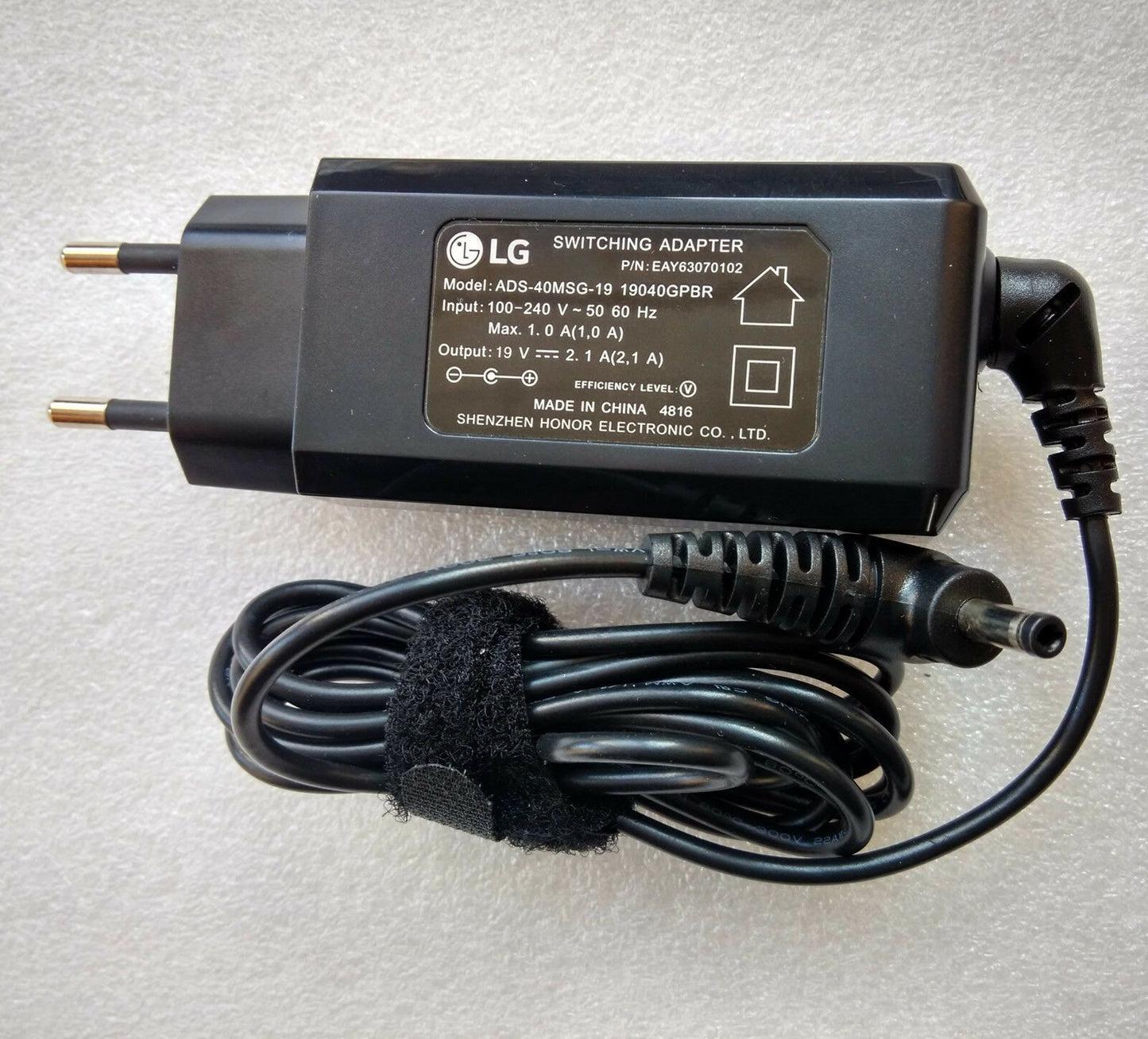 Original OEM LG 40W AC Adapter for LG Xnote Z430 Z435 Z450 Z455 Z460 Ultrabook