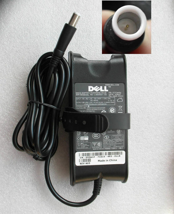 Original OEM Battery Charger Power Cord Supply Dell Latitude D400,D410,D420,D430
