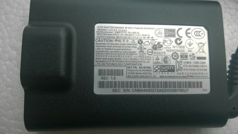 @Original OEM Samsung Charger NP900X3E-A01AU,NP900X3E-A02AU,PA-1400-24,AD-4019SL