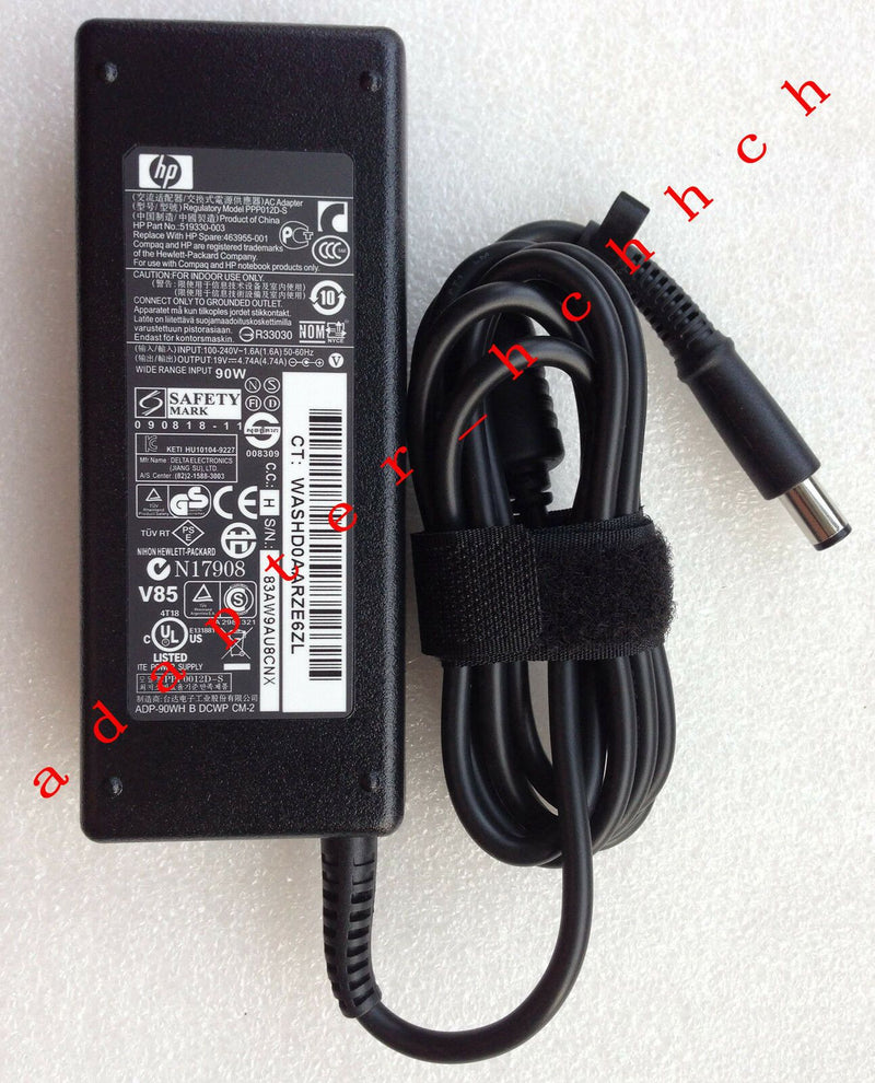 New Original Genuine OEM HP 90W Smart AC Adapter for HP Compaq 6530b Notebook PC