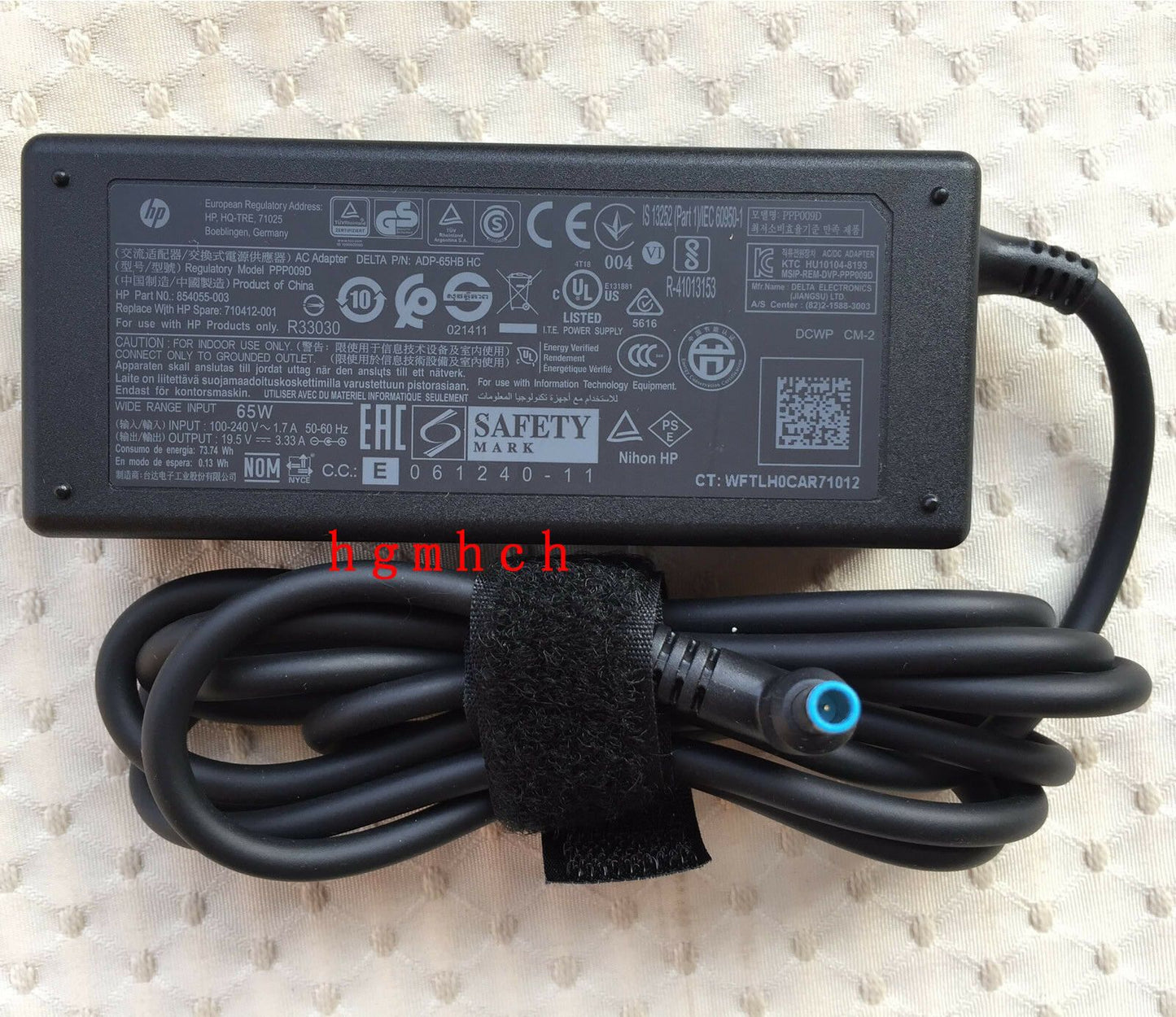 Original HP 65W AC Adapter for HP EliteBook 830 G6/7NV30PA,854055-003,710412-001
