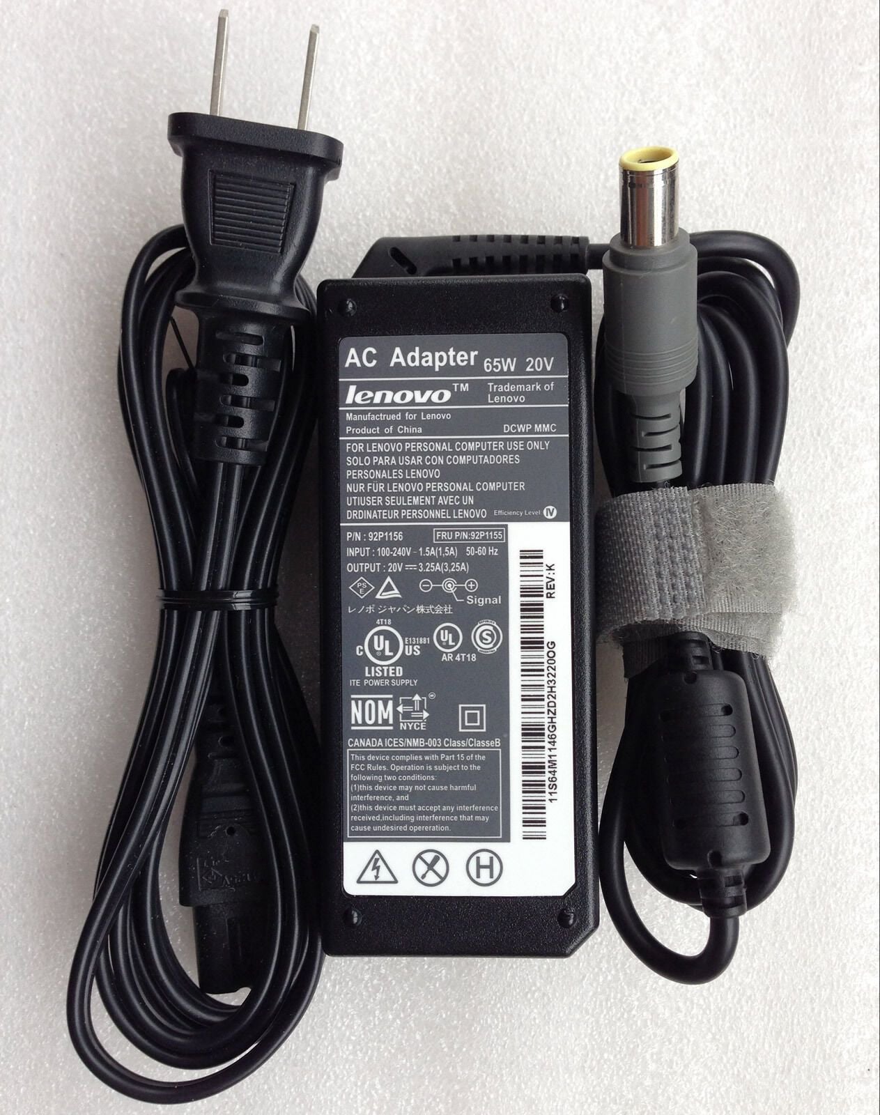 Original OEM Laptop Power AC Adapter/Charger IBM LENOVO ThinkPad SL510k Type2847