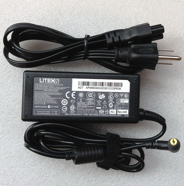 Original OEM Liteon 65W AC Adapter for Acer Aspire ZC AZC-606-MB27 All-in-one PC