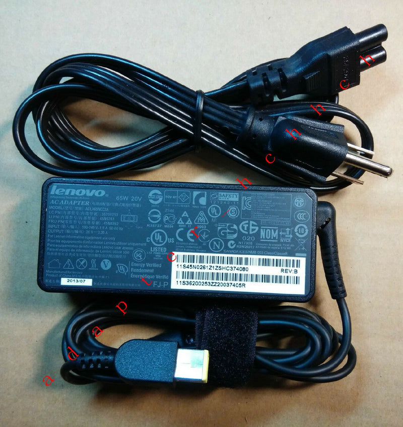 @New Original OEM Lenovo 65W 20V AC Adapter for ThinkPad S540 20B3-A00VFR Laptop