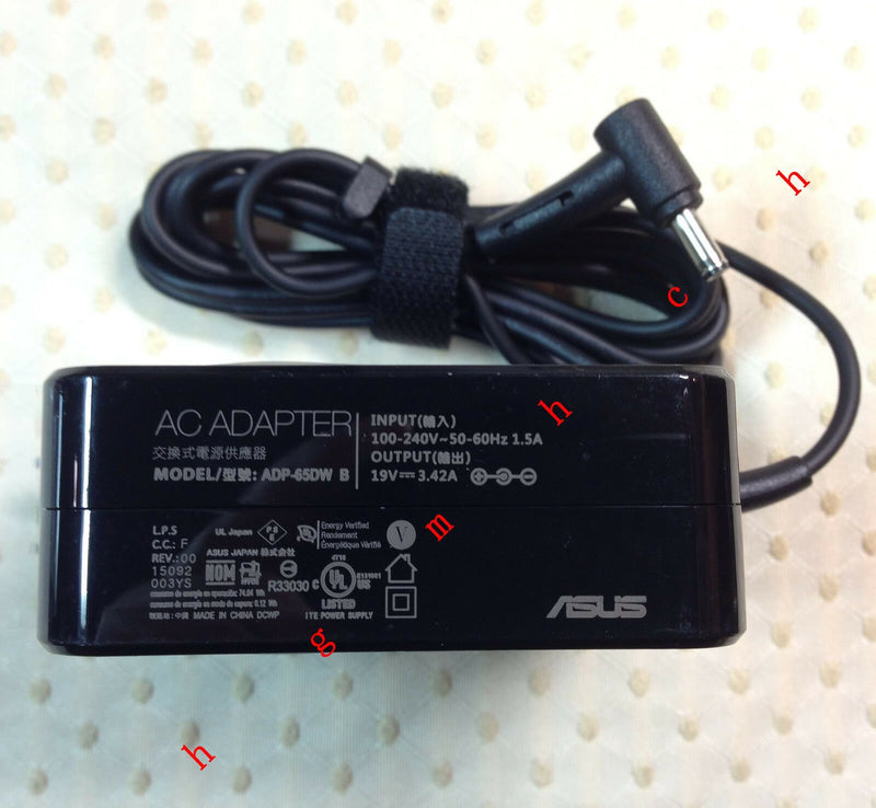 Original OEM Asus 19V 3.42A AC/DC Adapter for ASUS Vivobook X542UF-DM040T Laptop