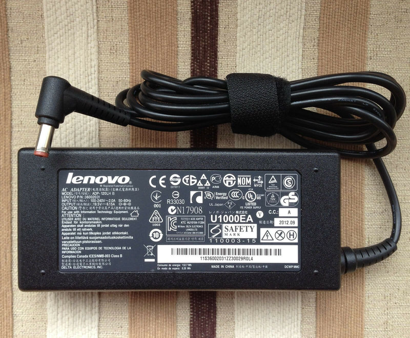 Original OEM 120W AC Power Adapter Charger/Cord for Lenovo IdeaPad Y500/59371963